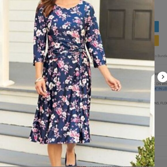 Elisabeth Williams Floral Sheath Dress - Picture 6 of 7